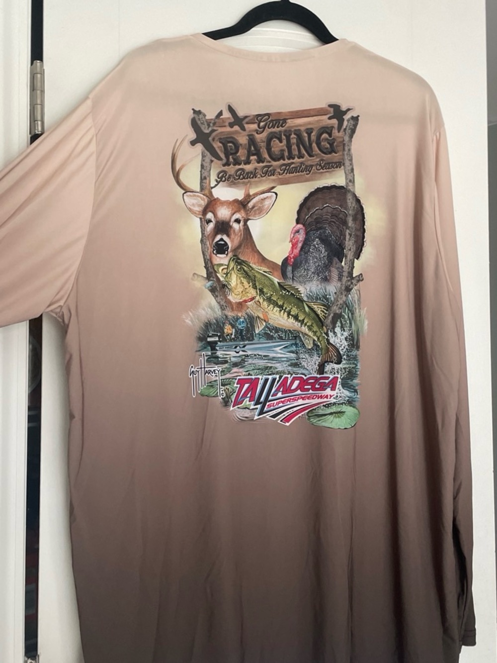 Guy Harvey Talladega Racing Hunting Fishing Shirt 2XL Limited Edition Outdoors